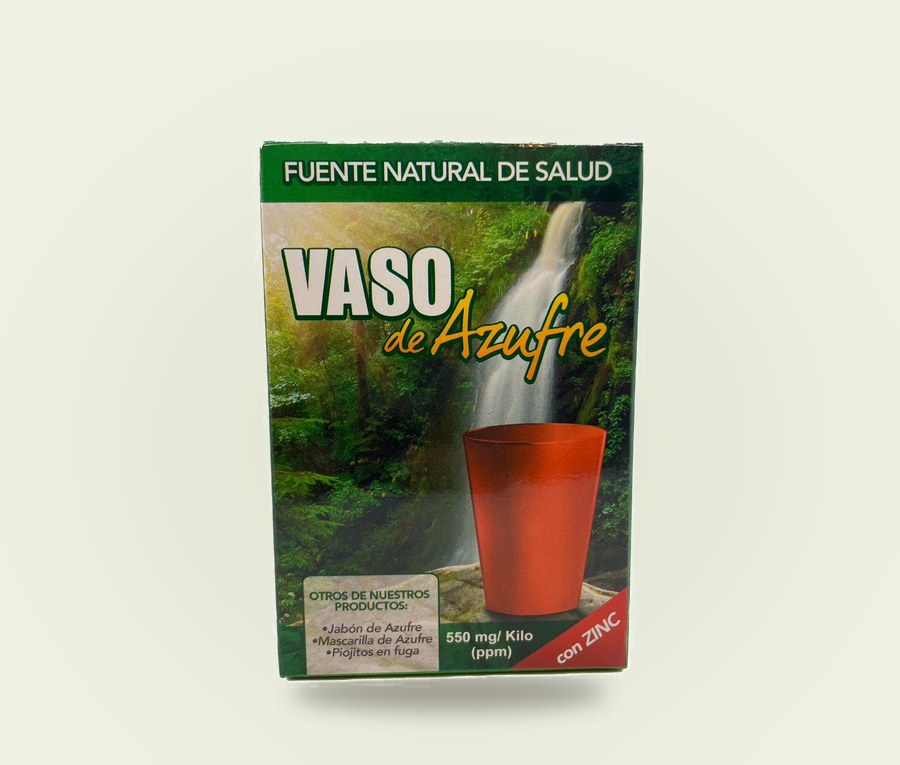 Vaso de Azufre con Zinc Tridosha
